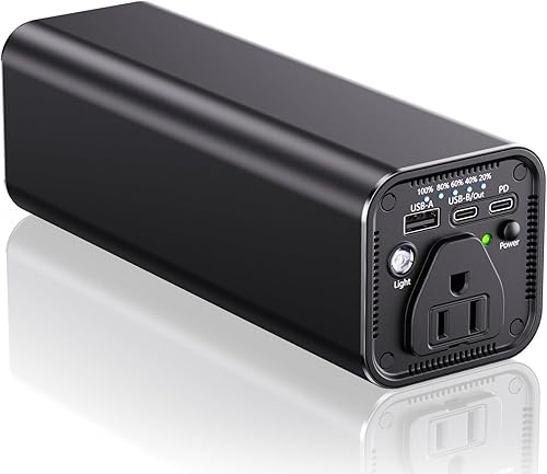 Banco de energía portátil para portátil con salida de CA de 120 W, USB C PD 65 W 31200 mAh116 Wh estación de energía portátil para acampar disponible en Yaxa Costa Rica