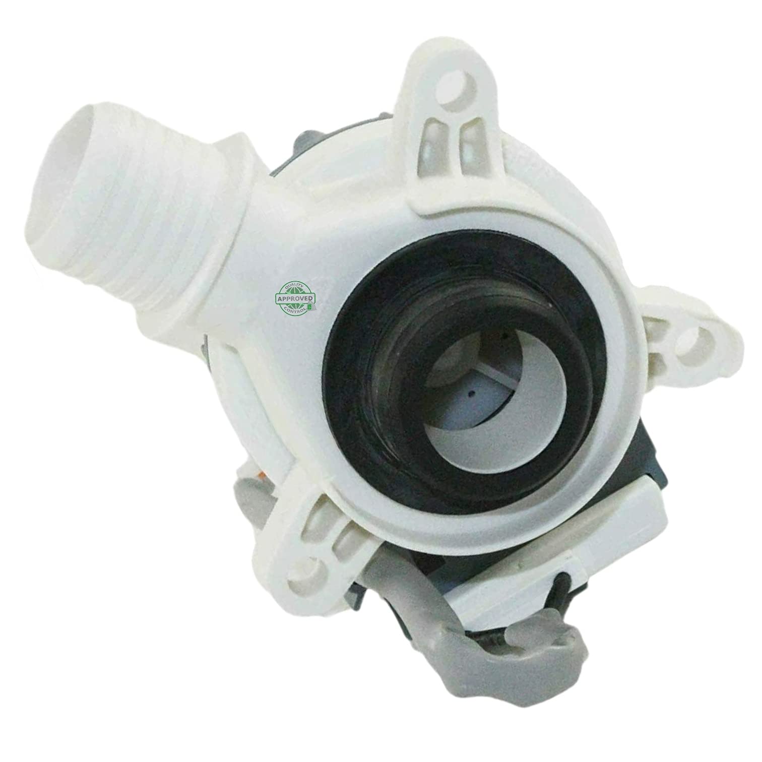 GlobPro WH23X24178 WH23X27574 290D1201G001 Bomba de Desagüe Lavadora, Arandela Bomba de drenaje de agua Asamblea 6 pulgadas de longitud aprox. Reemplazo para y compatible con GE Hotpoint Heavy Duty