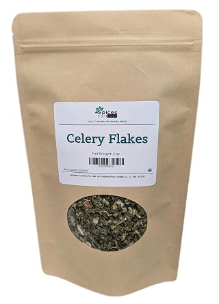 SFL Dried Celery Flakes - 4 oz - Kosher