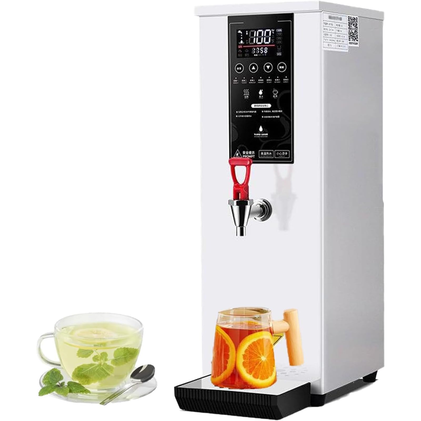 Distributeur d'eau chaude, chaudière à eau automatique instantanée en acier inoxydable, chauffage rapide de 3000 W pour thé Boba, bureau, restaurant, hôtel, remplissage automatique de 60 l/h