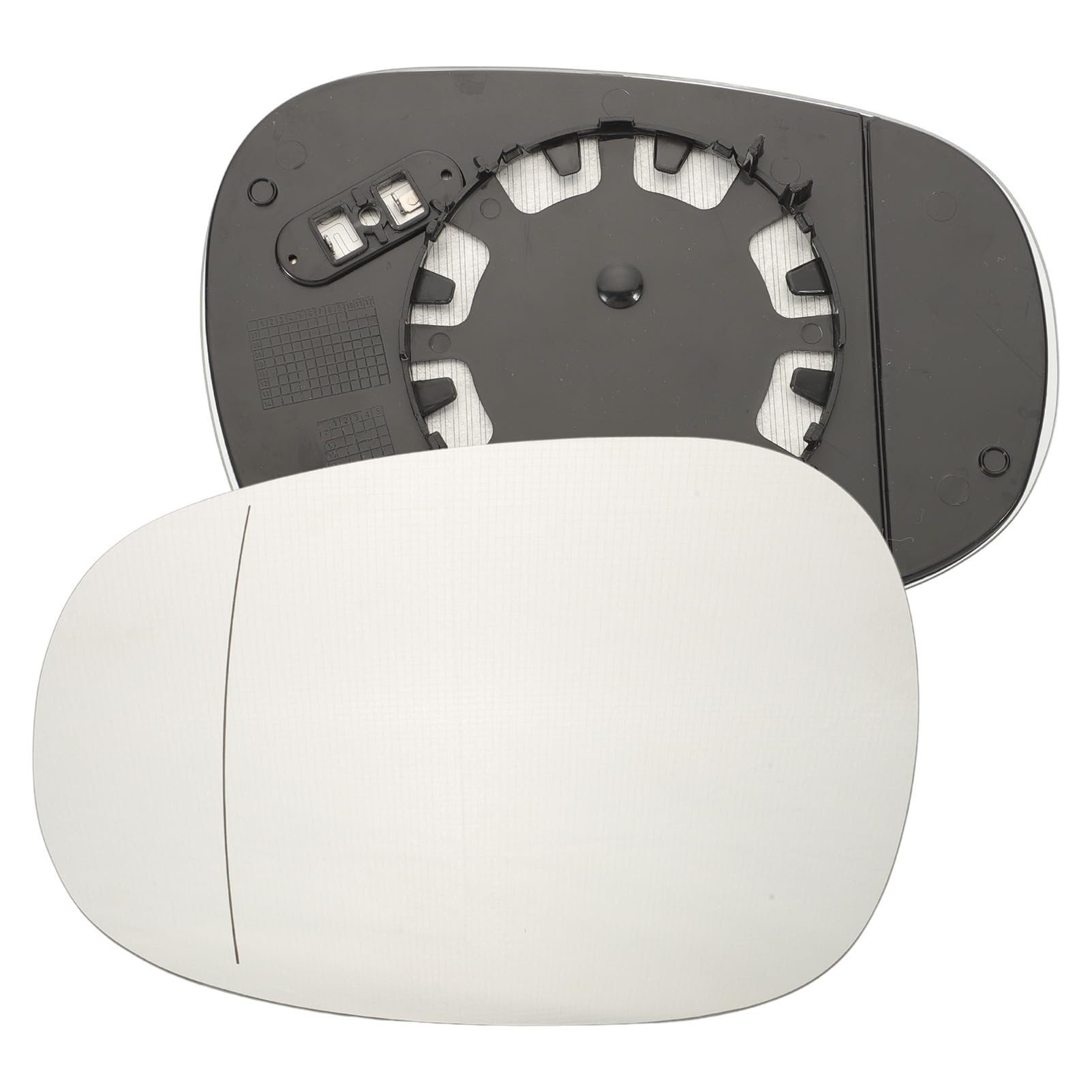 KASturbo Left Side Heated Wing Mirror Glass Passenger Side Fits for 1 3 Series E81 E88 E90 325i 328i 335i 2009-2013 Replace 51167252893