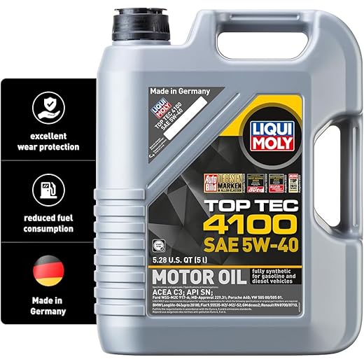 Liqui Moly 5W-40 Top Tec 4100 Motor Oil 5 L