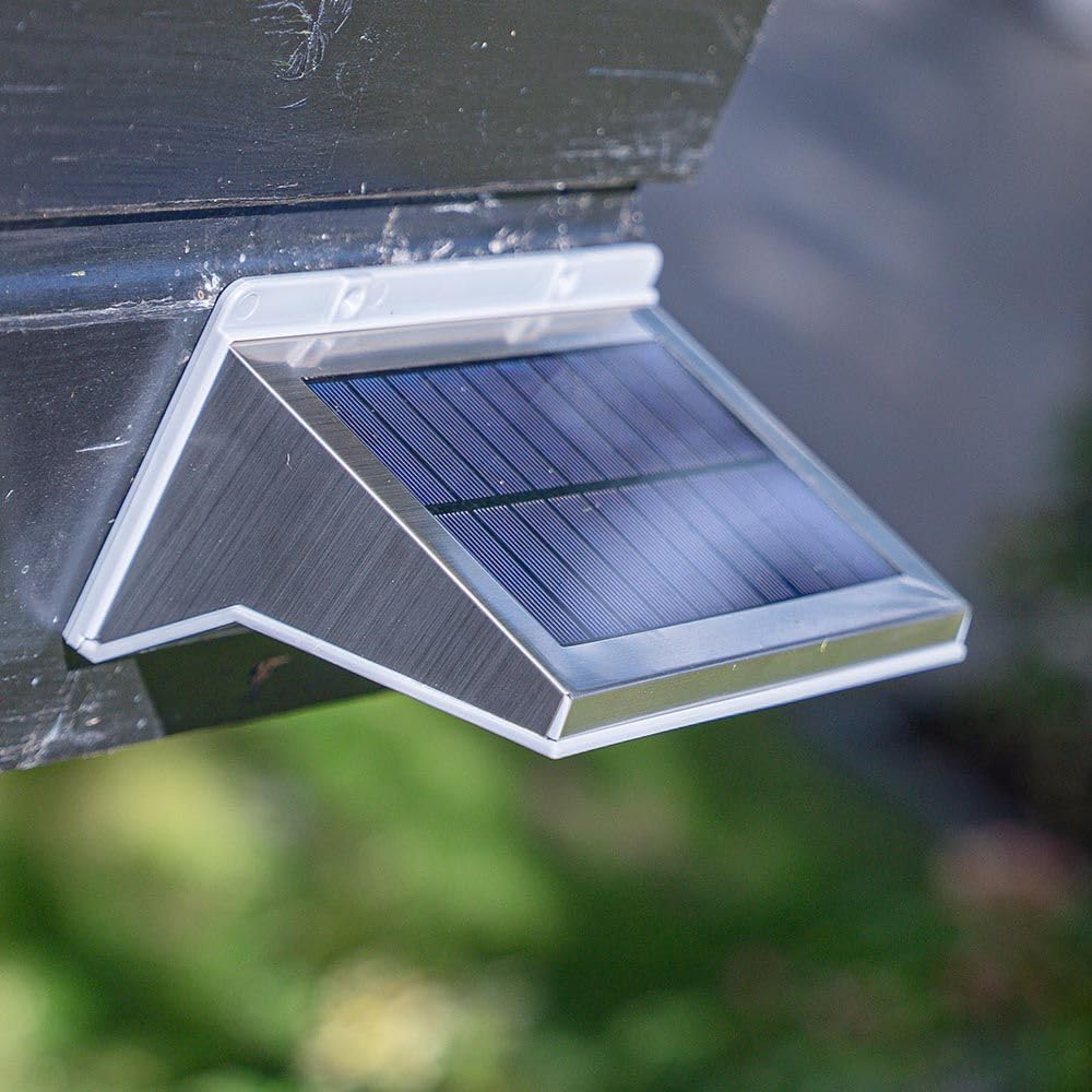 HOFTRONIC - Solarlampen für außen mit Bewegungsmelder 2 stücke 3 Modi 120° Solarleuchten Aussenleuchte mit Bewegungsmelder Solarleuchte mit Bewegungsmelder Wandleuchte Garten 4000K hellweiß
