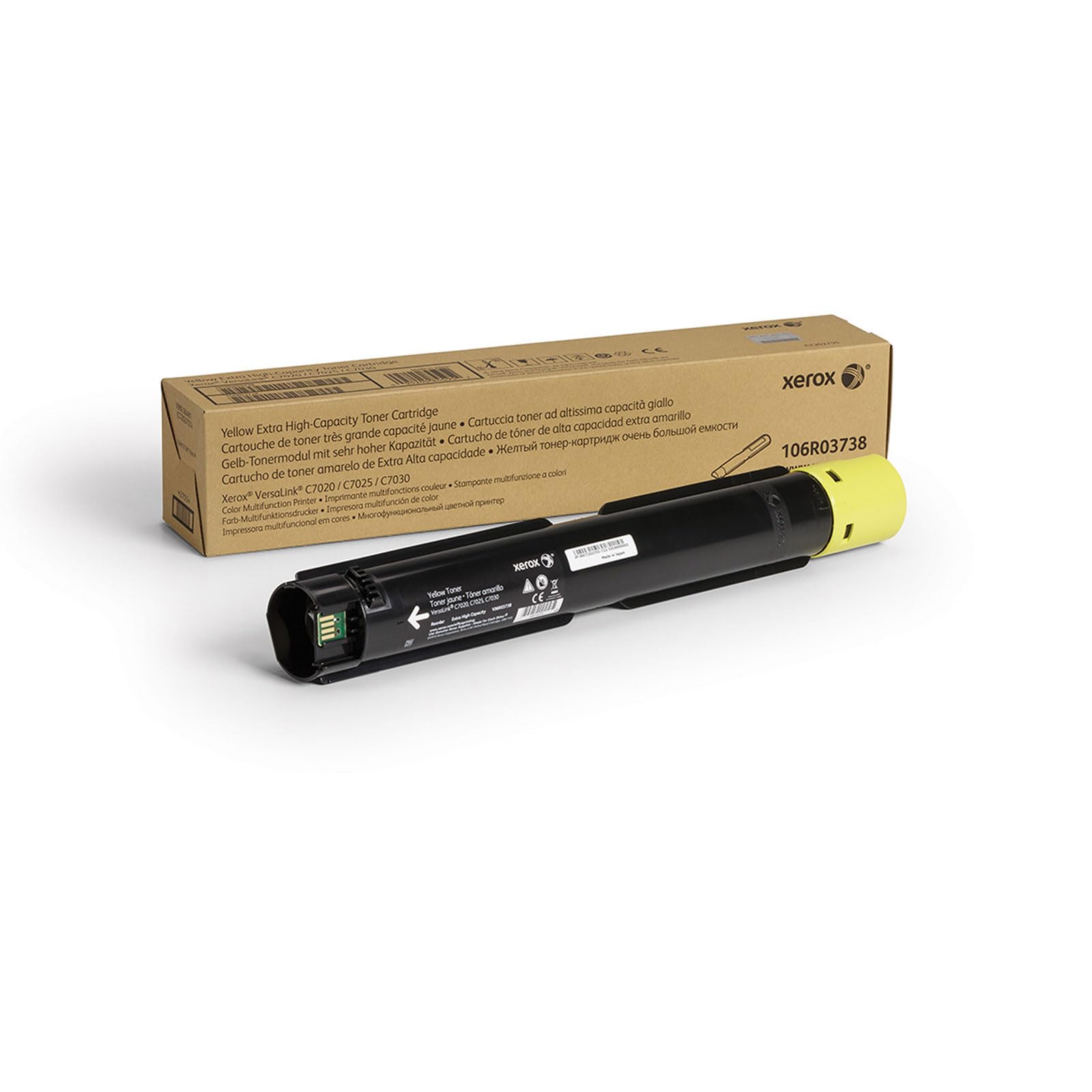 Xerox VersaLink C7020 /C7025 /C7030 Yellow Extra High Capacity Toner Cartridge (16,500 Pages) - 106R03738