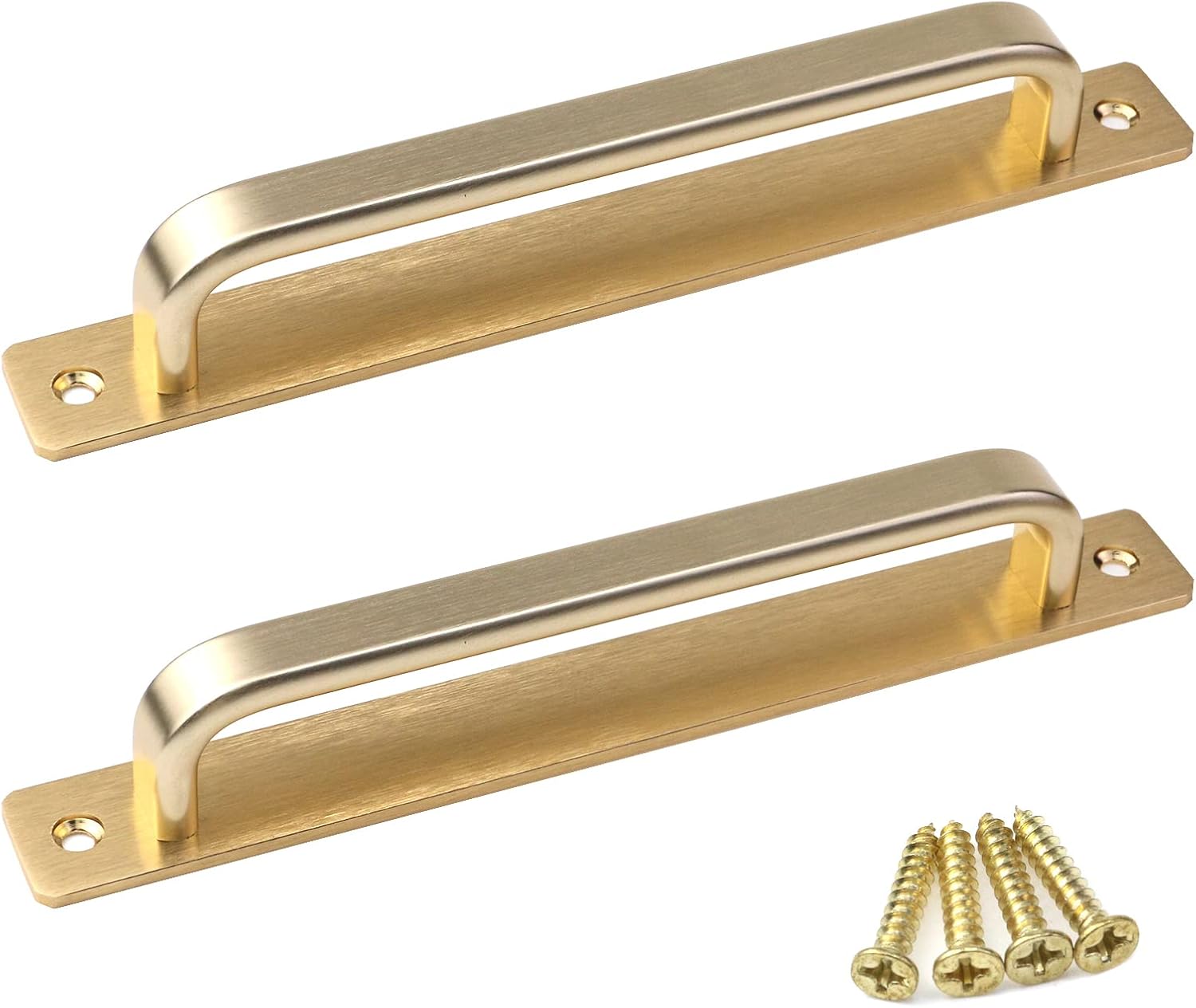 Pastlla 2Pcs Barn Door Handle Kitchen Drawer Handle Sliding
