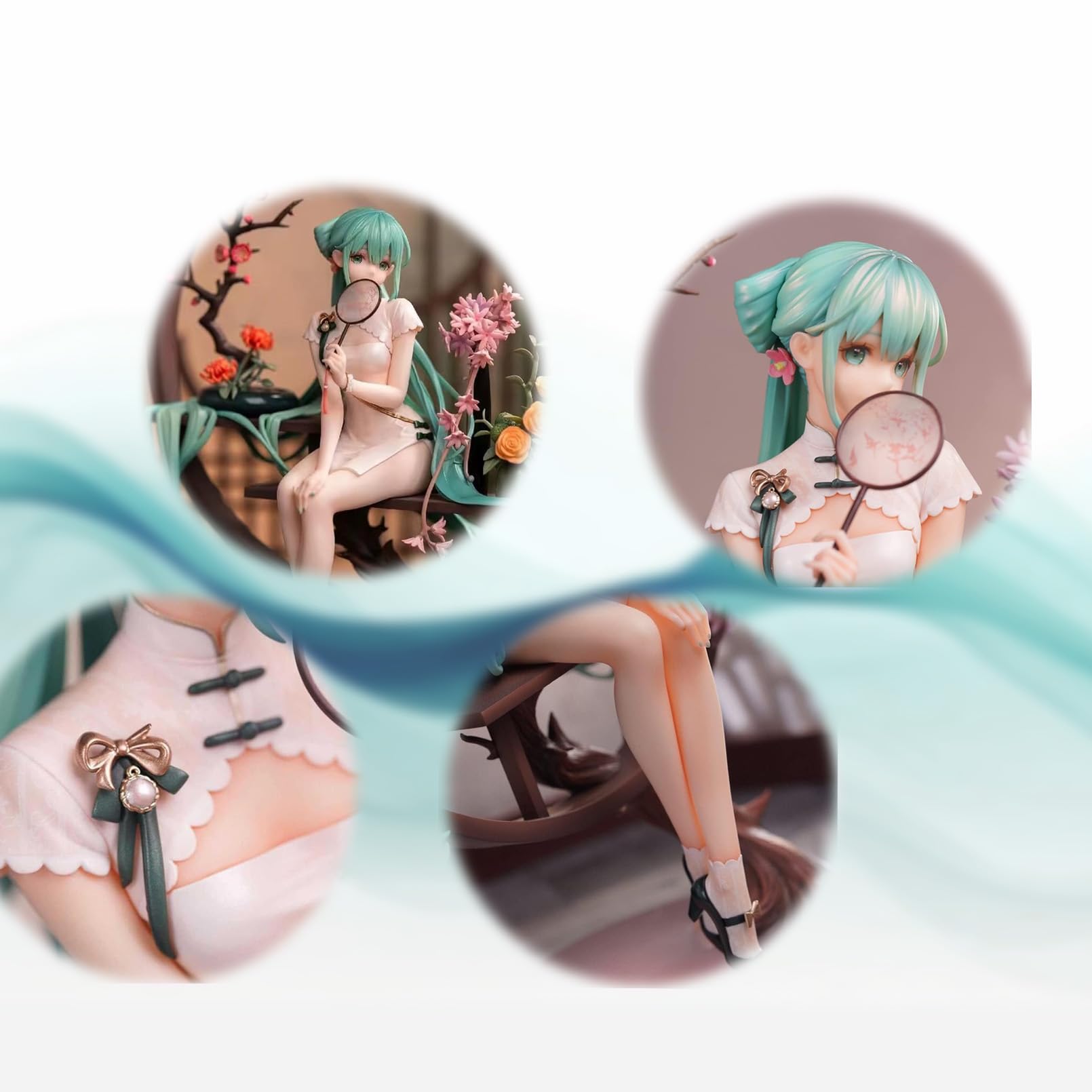 Hatsune Miku Action Figure, 25cm | Statuetta, Decorazioni da Tavolo, Collezione per Fan