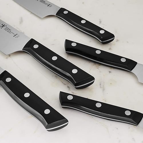 Miniatura 5 de HENCKELS Everedge Dynamic - Juego de cuchillos afilados de 14 piezas, cuchillo de chef, cuchillo de pan, cuchillo de carne, ingeniería alemana