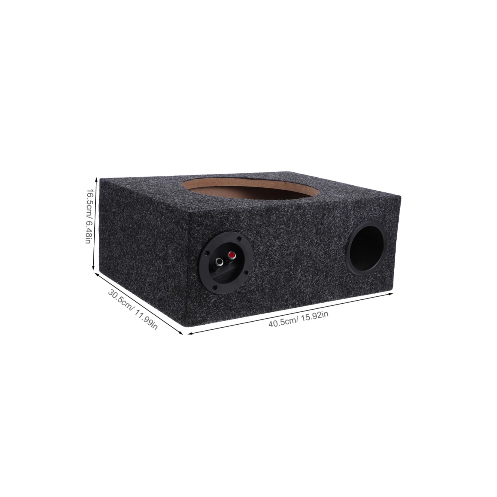 PRETYZOOM Enclosure for Car Subwoofer Audio Sub Box Compact Size Lightweight Design Easy to Use
