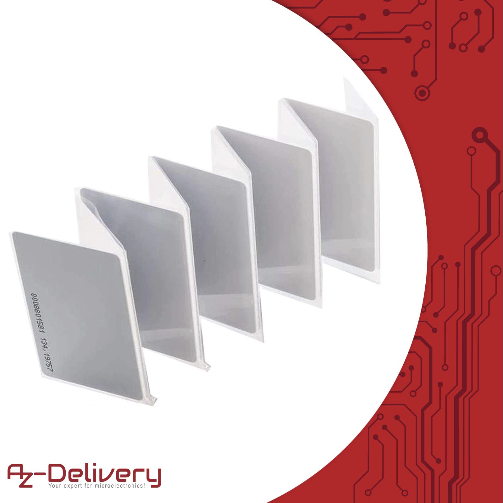 30 Carte RFID AZDelivery 125kHz - Keycard Numerate Per Controllo Accessi E Arduino - Foto 3