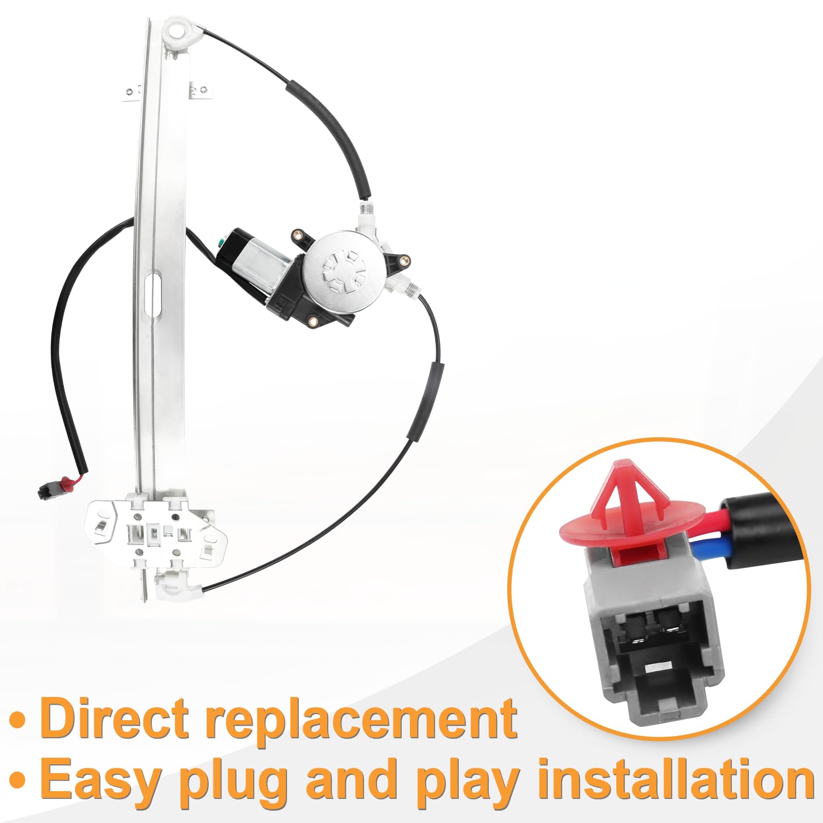 Front Right Power Window Regulator With Motor For Jeep Liberty 2002-2006 741-527