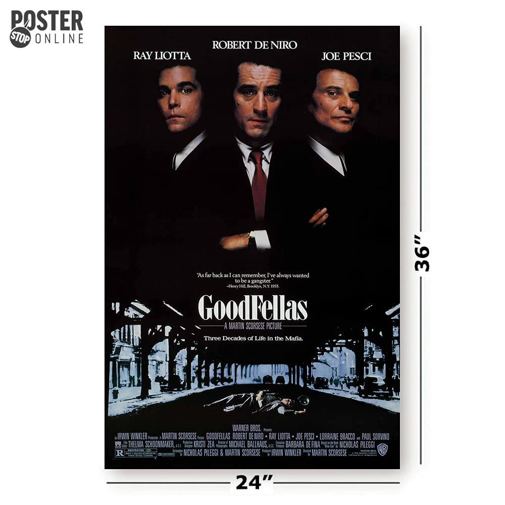 Amazon.com: Goodfellas - Movie Poster (Regular Style - Robert