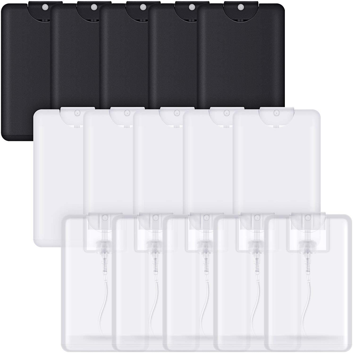 Flacons vaporisateurs de parfum 20 ml en plastique - Lot de 30 bouteilles de voyage rechargeables