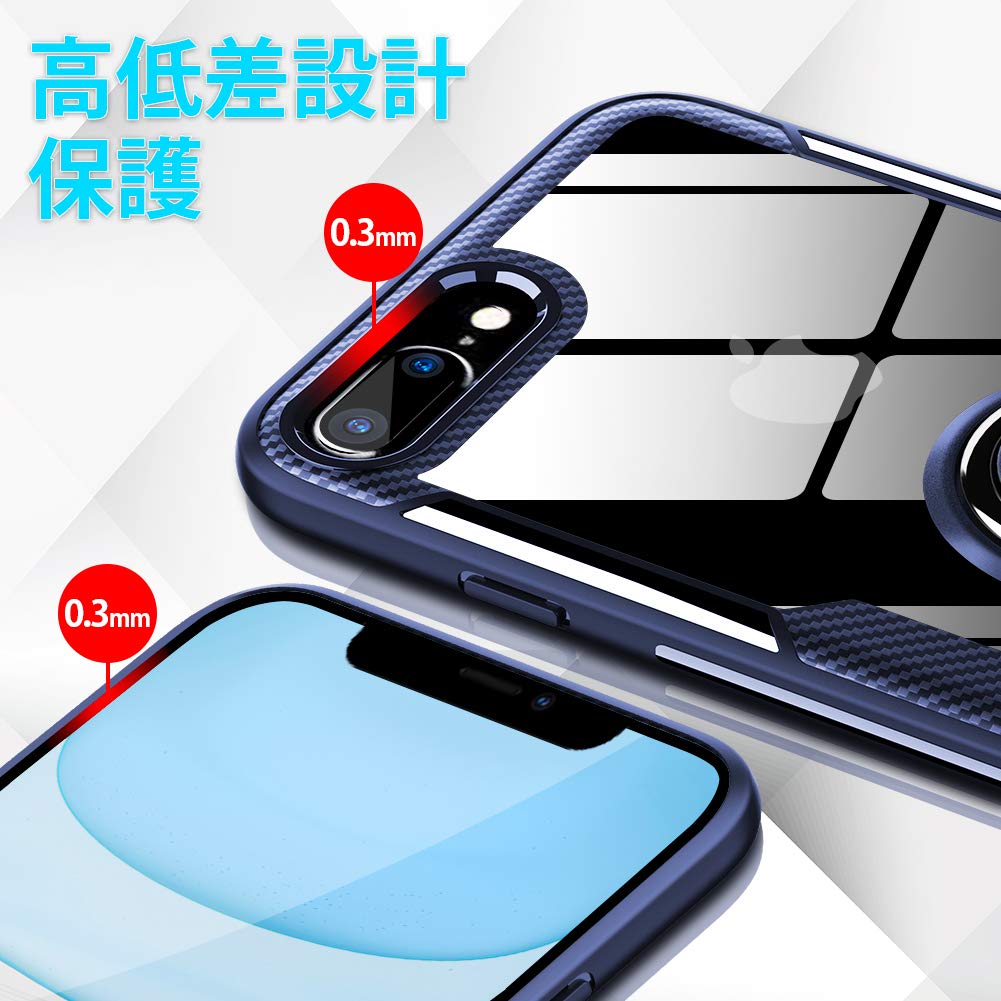 Amazon.co.jp: iPhone 12 Pro Max ケース クリア リング付き 耐衝撃