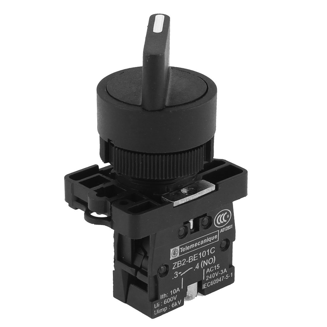 Generic ZB2BE101C 2 Positions Rotary Selector Switch 600V 10A Amazon