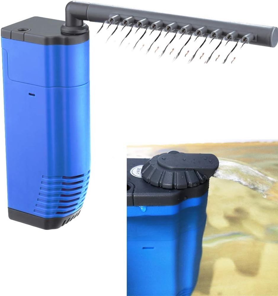 Amazon FEDOUR 水槽用静かなフィルター 水槽濾過と酸素増加 鑑賞魚用コンパクト水中フィルター 50L以下の水槽に適用 シャワーパイプ付き FEDOUR フィルター 通販