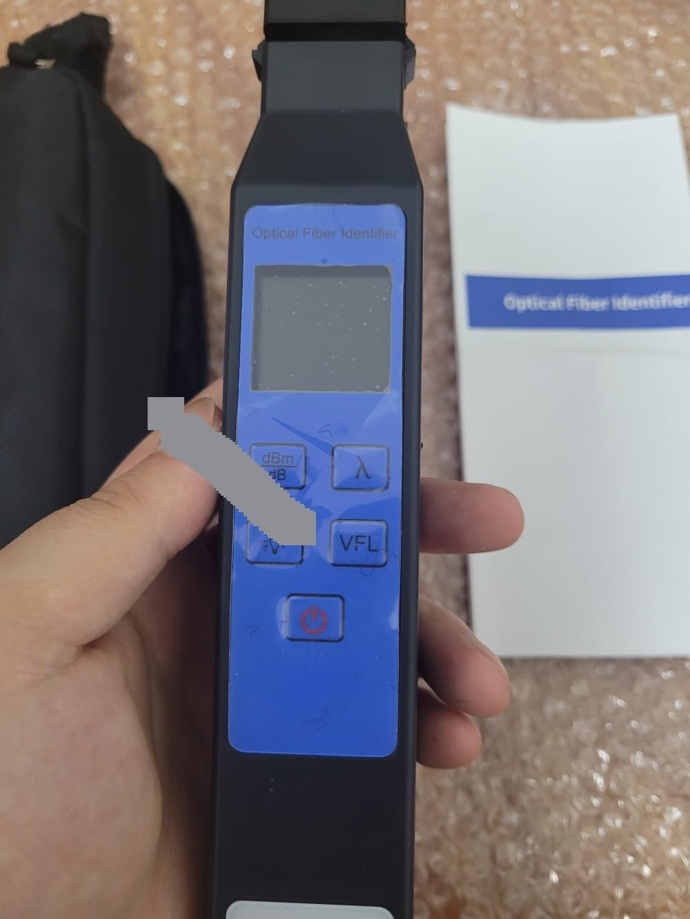 Medidor de potencia de fibra óptica, Detector de tráfico de fibra óptica activa con medidor de potencia y localizador visual de fallos de 10 MW
