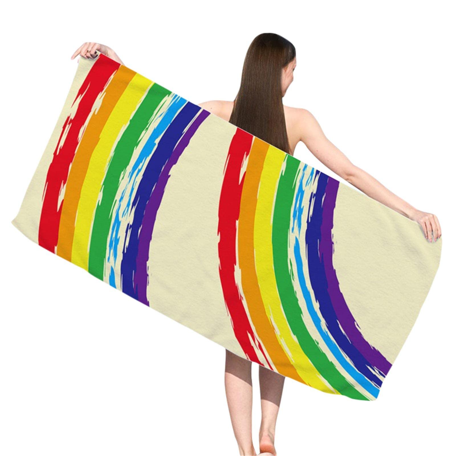 Asciugamano in microfibra ad asciugatura rapida per lo sport Asciugamano da spiaggia super assorbente Asciugamano da palestra portatile Asciugamano da golf per yoga da corsa 200x200cm/79"x79"