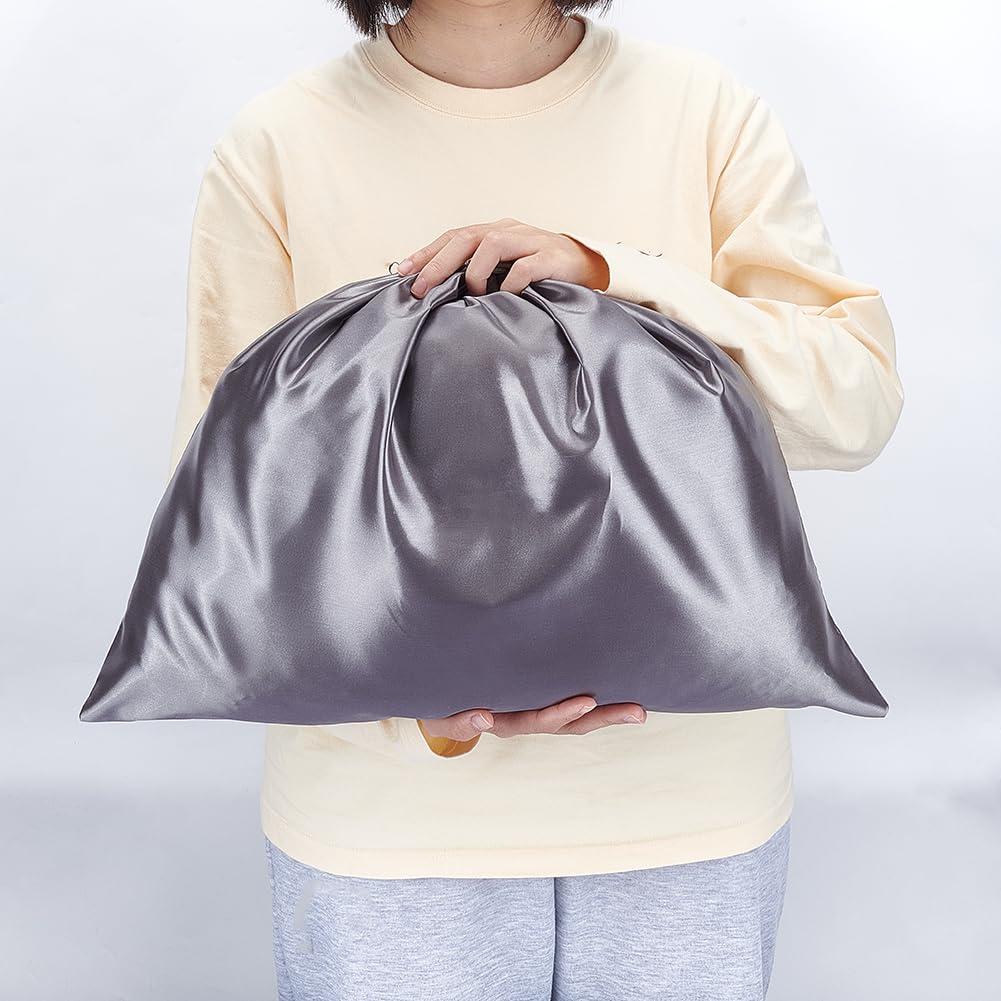 12 Sacs De Rangement NBEADS Avec Cordon - Tissu Bleu Nuit, 39.7x50 Cm, Pour Sacs à Main Et Chaussures