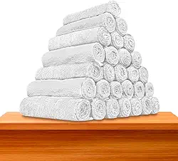 Kit 10 - Toalhas De Rosto Para Salão - Profiline (10 Brancas)