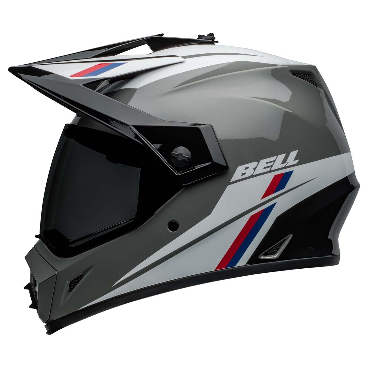 Amazon.com: Bell MX-9 Adventure MIPS Helmet (Alpine Gloss Nardo/Black