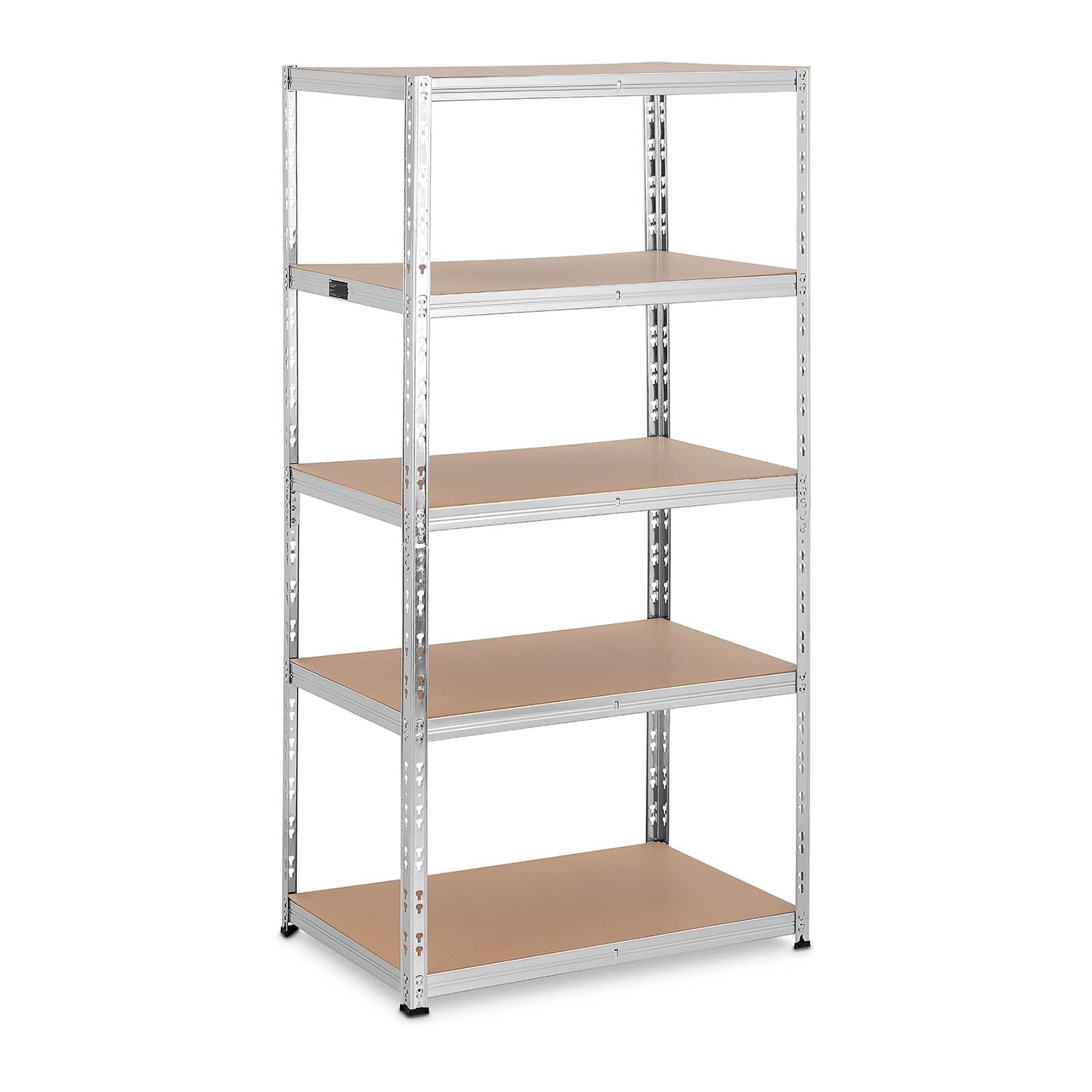 Ripiani carico pesante 90 x 60 x 180 cm supporta 5 x 175 kg grigio 14_0008094