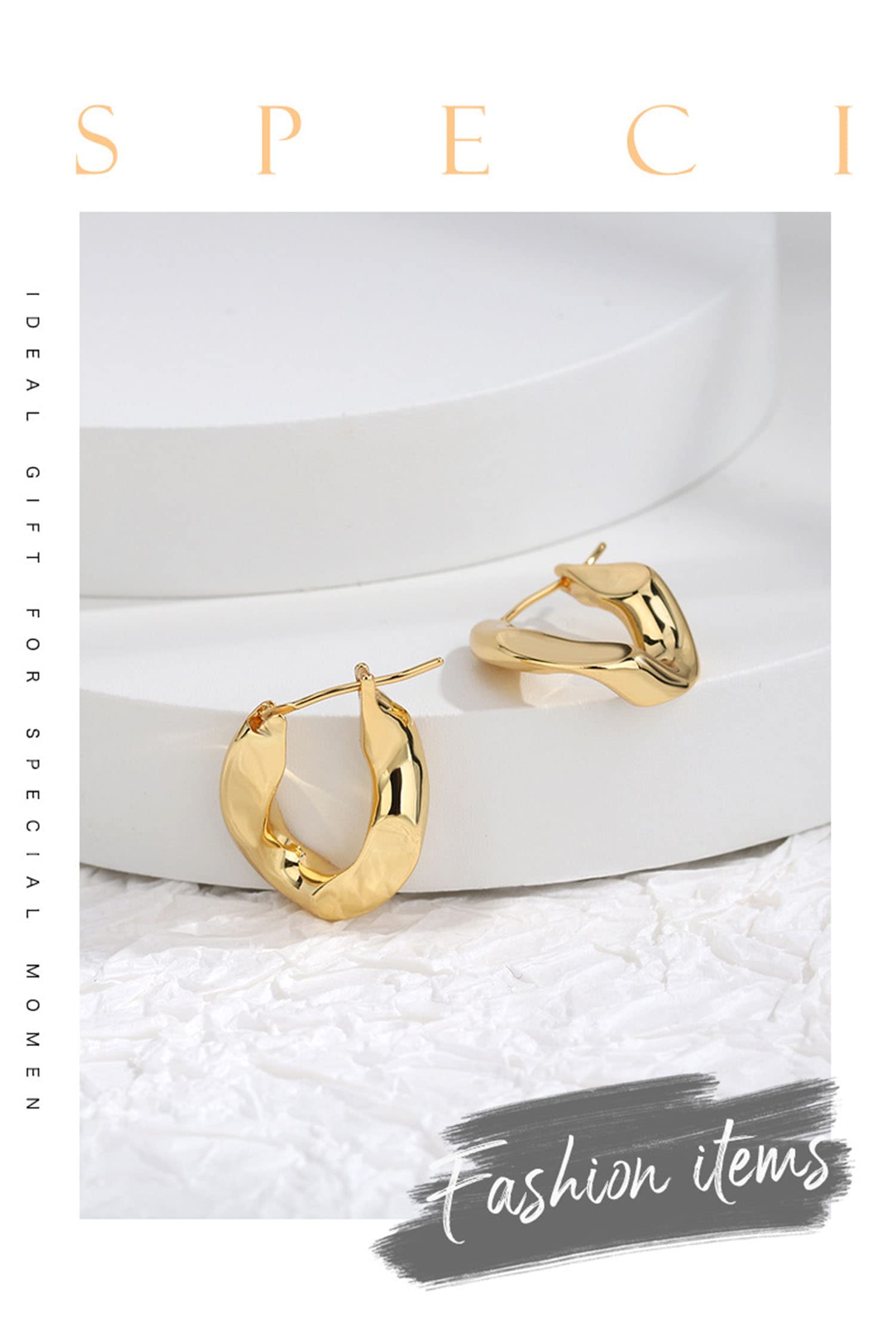 RWRAPS Orecchini per Donna Orecchini a Bottone in Argento Sterling Orecchini a Forma di Aquilone Trafitto da Donna Orecchini Eleganti a Forma di Uovo Geometrico alla Moda