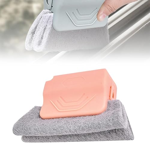 Miniatura 9 de Limpiador Mágico de Riel de Ventana, Juego de Herramientas de Limpieza de Ranuras de Ventana 2026 Nuevo, Herramientas de Cepillos Limpiadores
