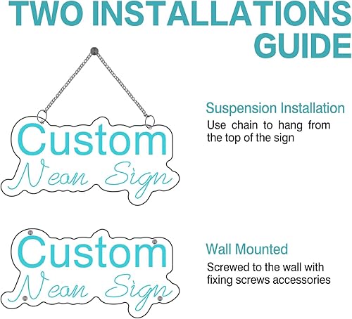 Miniatura 9 de Letrero de neón personalizado para decoración de pared, luces de neón grandes personalizadas para dormitorio, habitación de niños, bar, fiesta,