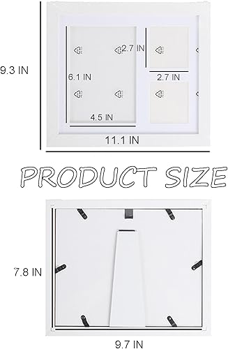 Miniatura 6 de YHRDPP Kit para hacer manos y huellas para bebés, marco de recuerdo para niños y niñas recién nacidos, regalos de regalo para recién nacidos, regalo