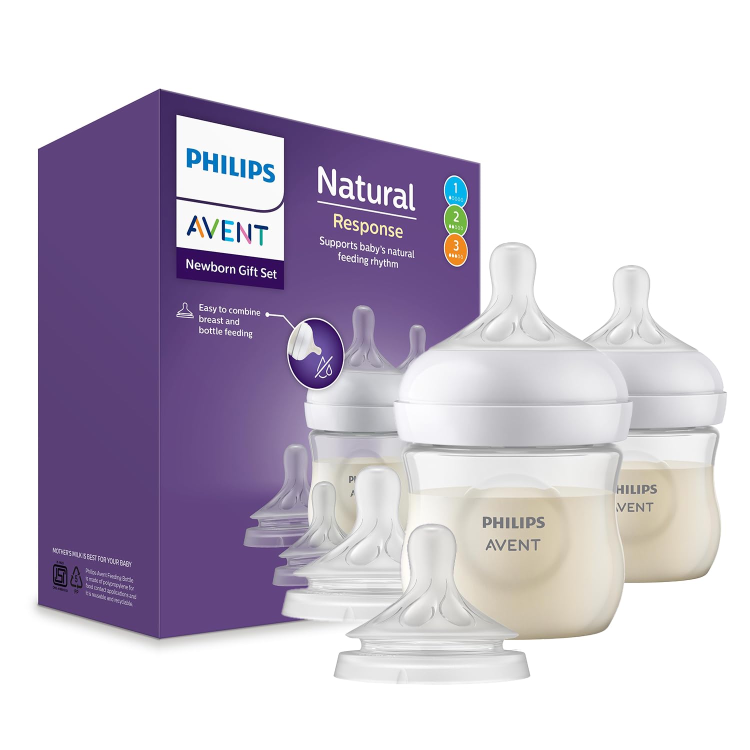 Philips Avent 125ml Classic Plus Feeding Bottle (Single Pack) (White)-image-25
