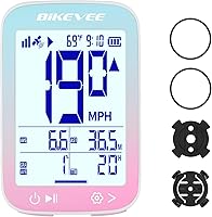 Vista 11 de Velocímetro de Bicicleta GPS Ordenador de Ciclismo Inalámbrico – Inicio/Parada Automática, Retroiluminación Automática, Odómetro de Bicicleta