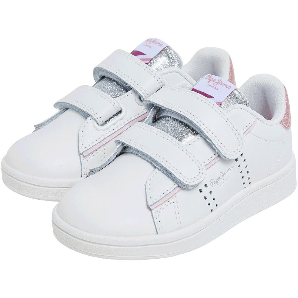 Pepe Jeans Chaussures en Cuir Blanc Player Night GK