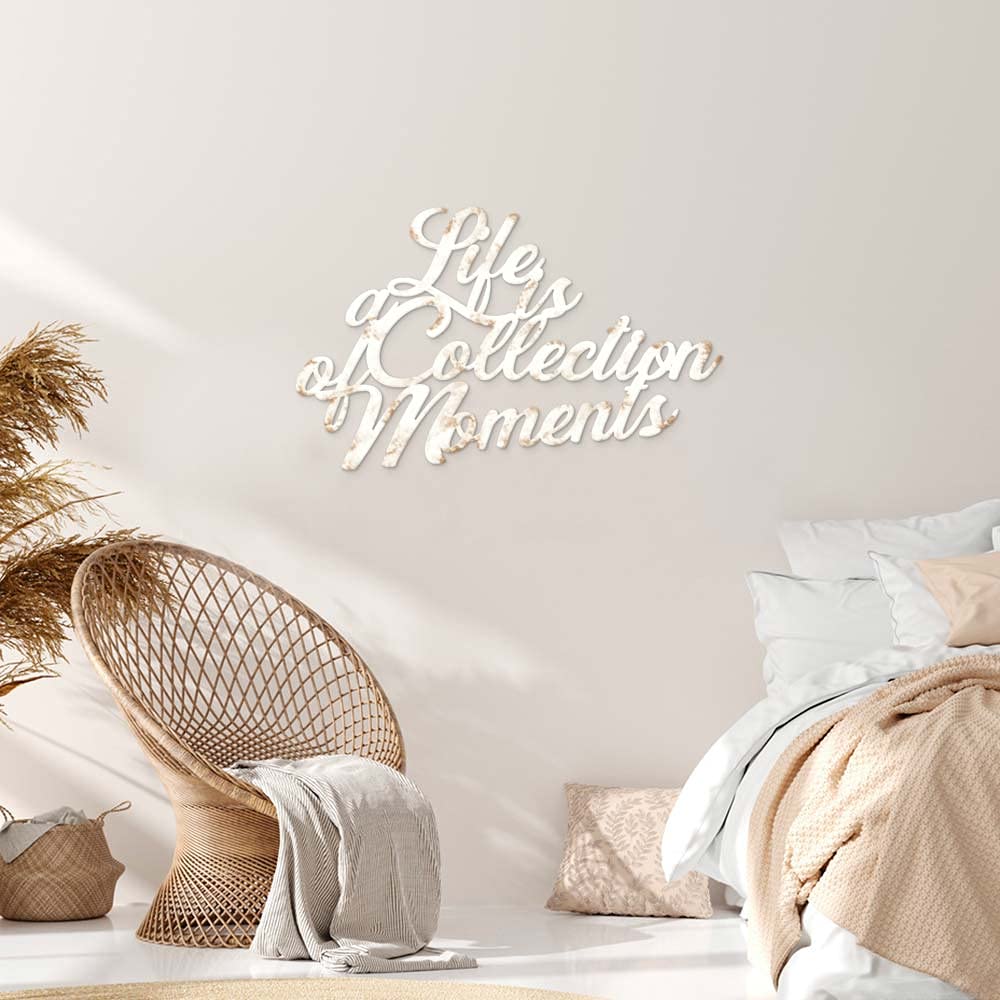 Declea Home Decor Letrero de madera Life is para la cocina, la casa, la tienda, decoración de pared de madera