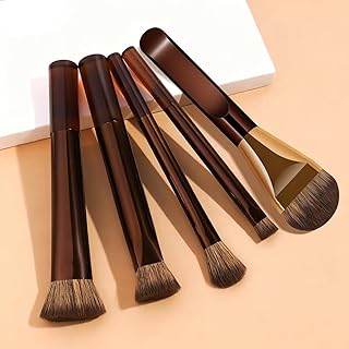 Juego de 5 brochas de maquillaje, suaves, sin...