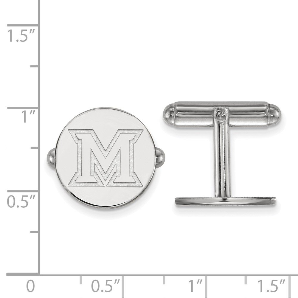 Miami Cufflinks (Sterling Silver)
