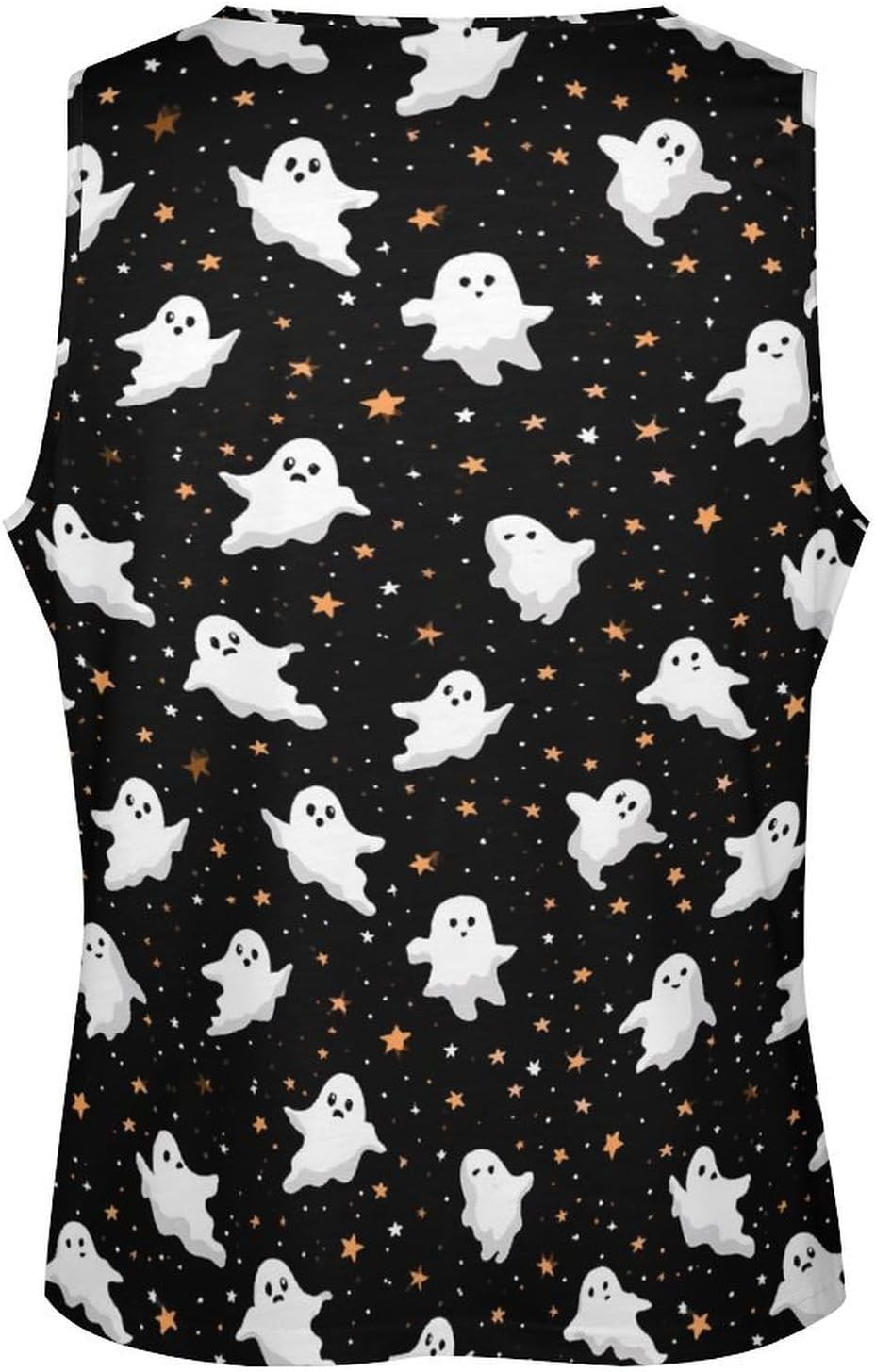 Halloweens Ghost Men's Tank Tops Sleeveless Muscle T-Shirt | Print,Muscle Shirt,for Athletic Running Gym,Workout Shirts,Tee Shirts