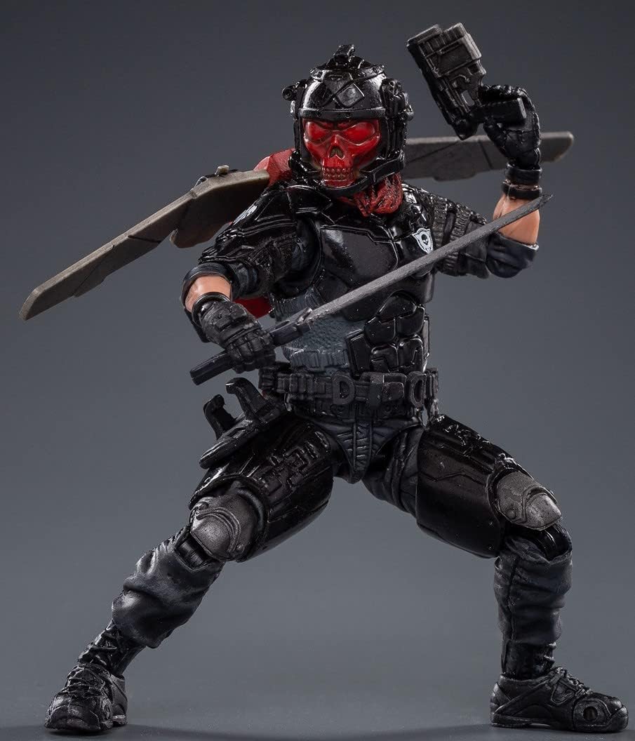 JOYTOY 1/18 Action Figures Skeleton Forces Collection Model Dark Source Toys (B)…
