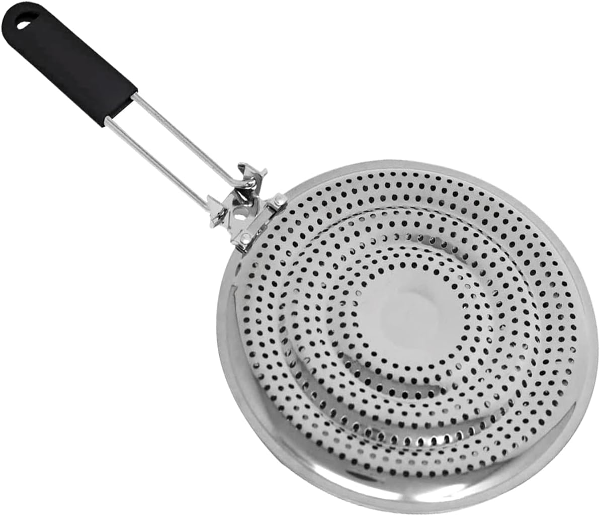 BNYD Heat Diffuser Plate for Gas & Electric Stove – Simmer Ring & Flame Reducer for Even Heat Distribution, Scorch Prevention & Slow Cooking