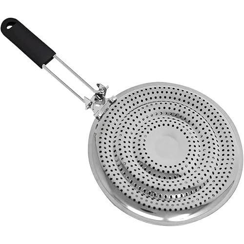 BNYD Heat Diffuser Plate for Gas & Electric Stove – Simmer Ring & Flame Reducer for Even Heat Distribution, Scorch Prevention & Slow Cooking
