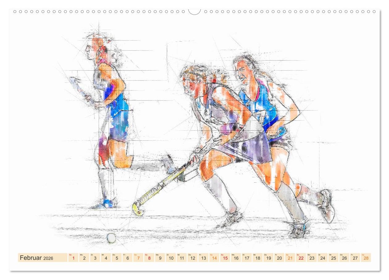 Team-Sport (Wandkalender 2026 DIN A2 quer), CALVENDO Monatskalender: Spiel und Spaß in der Mannschaft. (CALVENDO Sport)