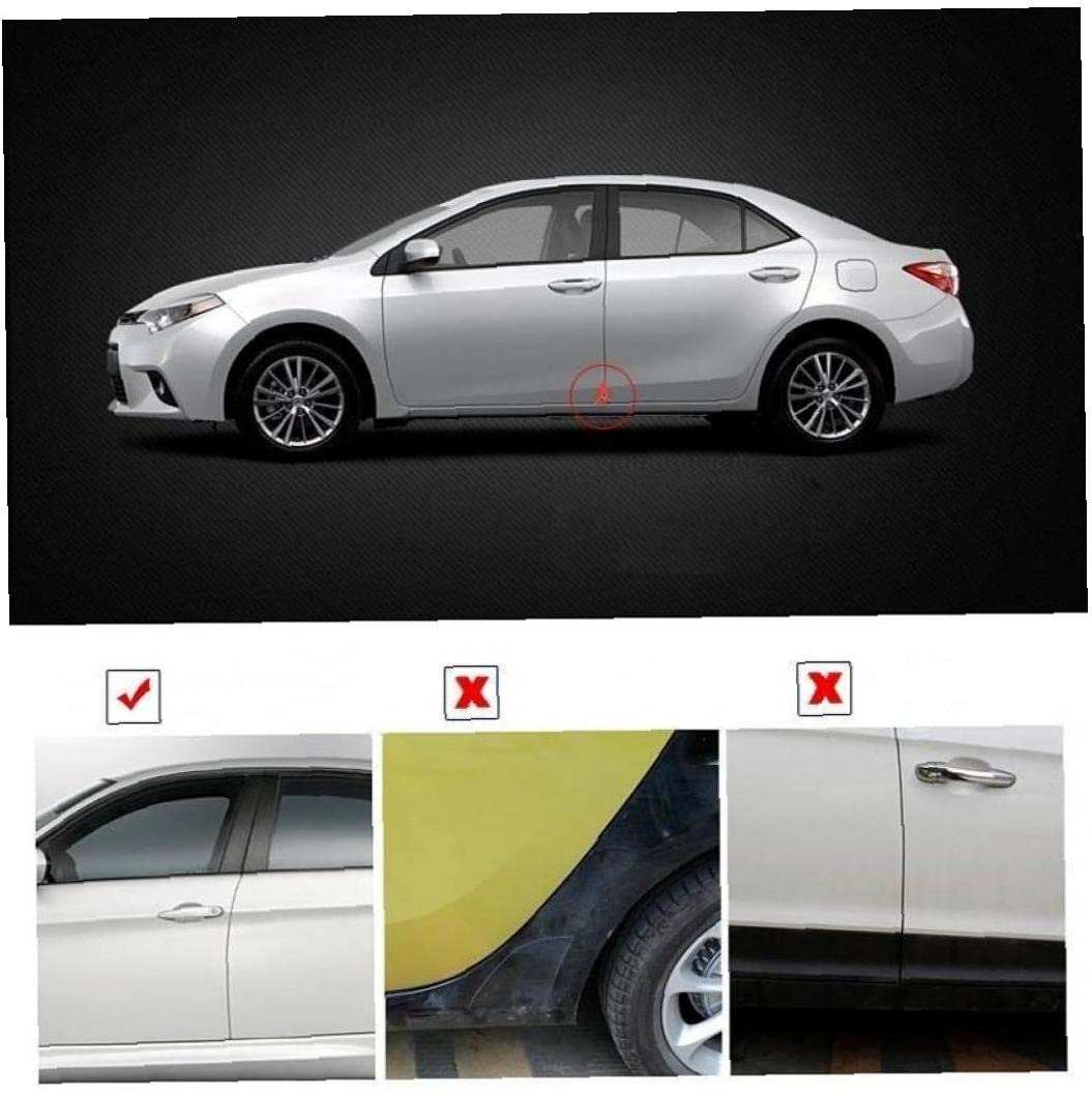 2 Protections Silicone Pour Portière De Voiture - JNNJ - Antichoc Transparent Pour Coins Et Bord De Porte