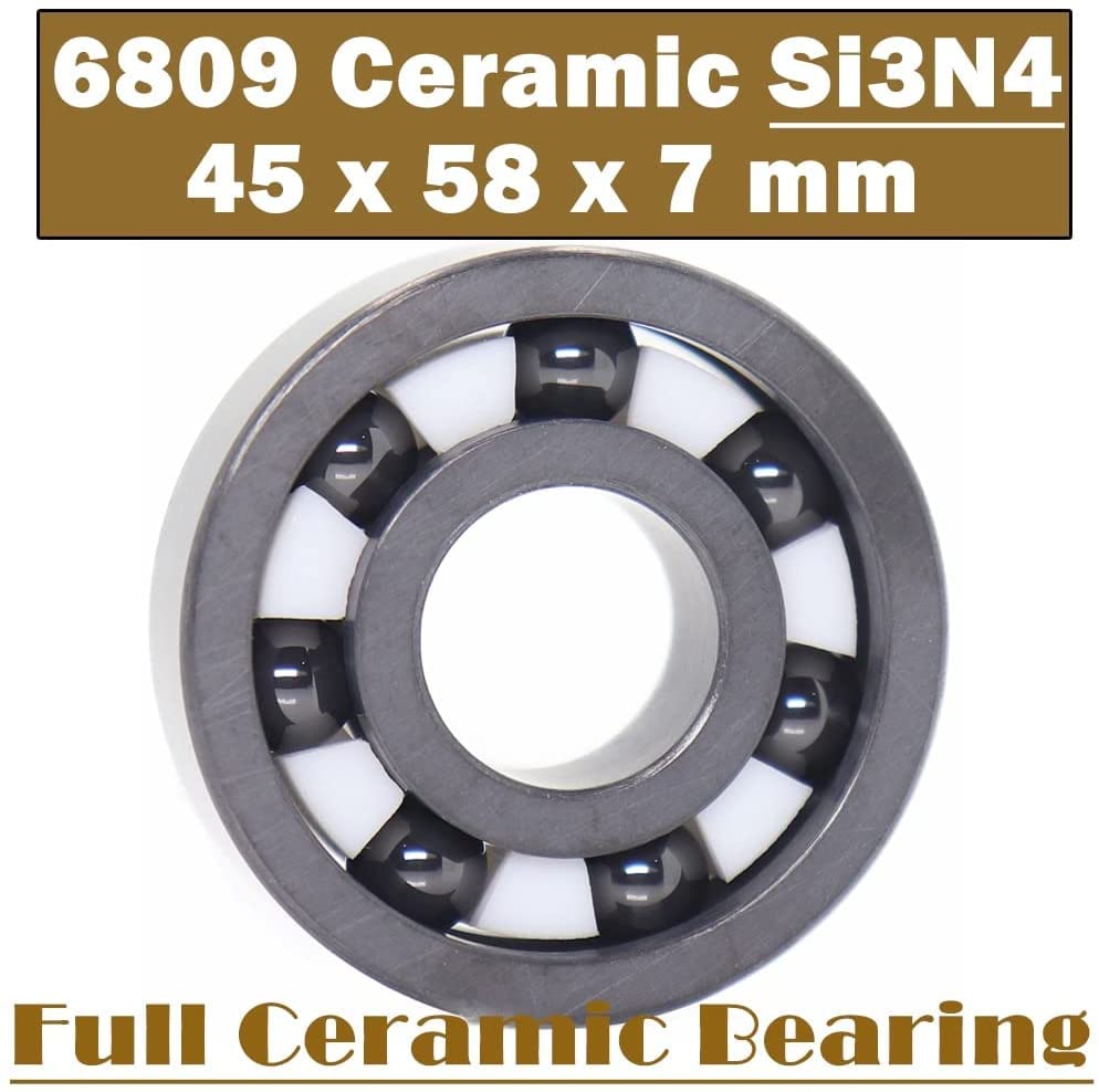 Roulement céramique 6809 friction réduite sans graisse 45mm