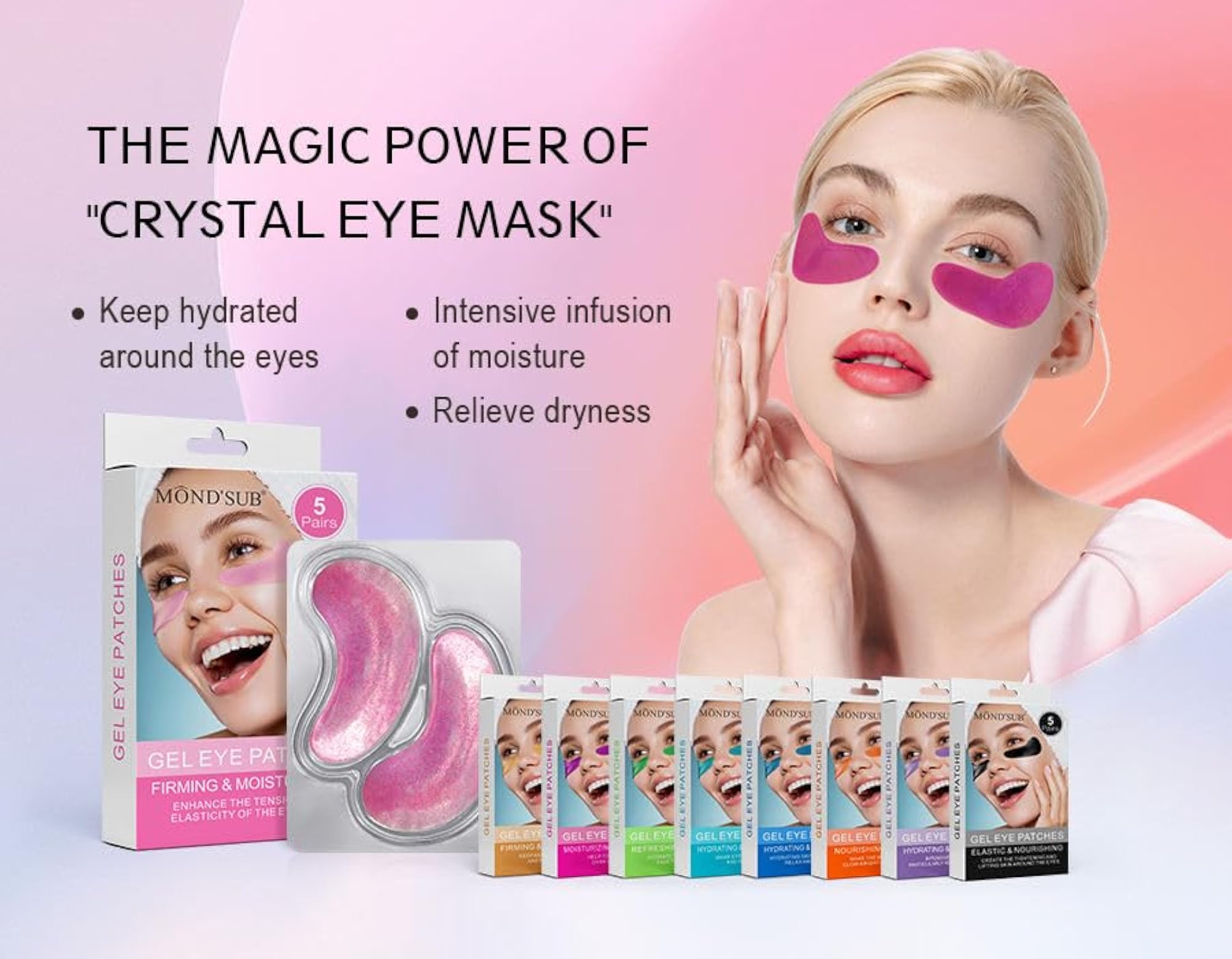 Radiance Boost Facial Care Set | Hydrating Sheet Masks & Gel Eye Patch