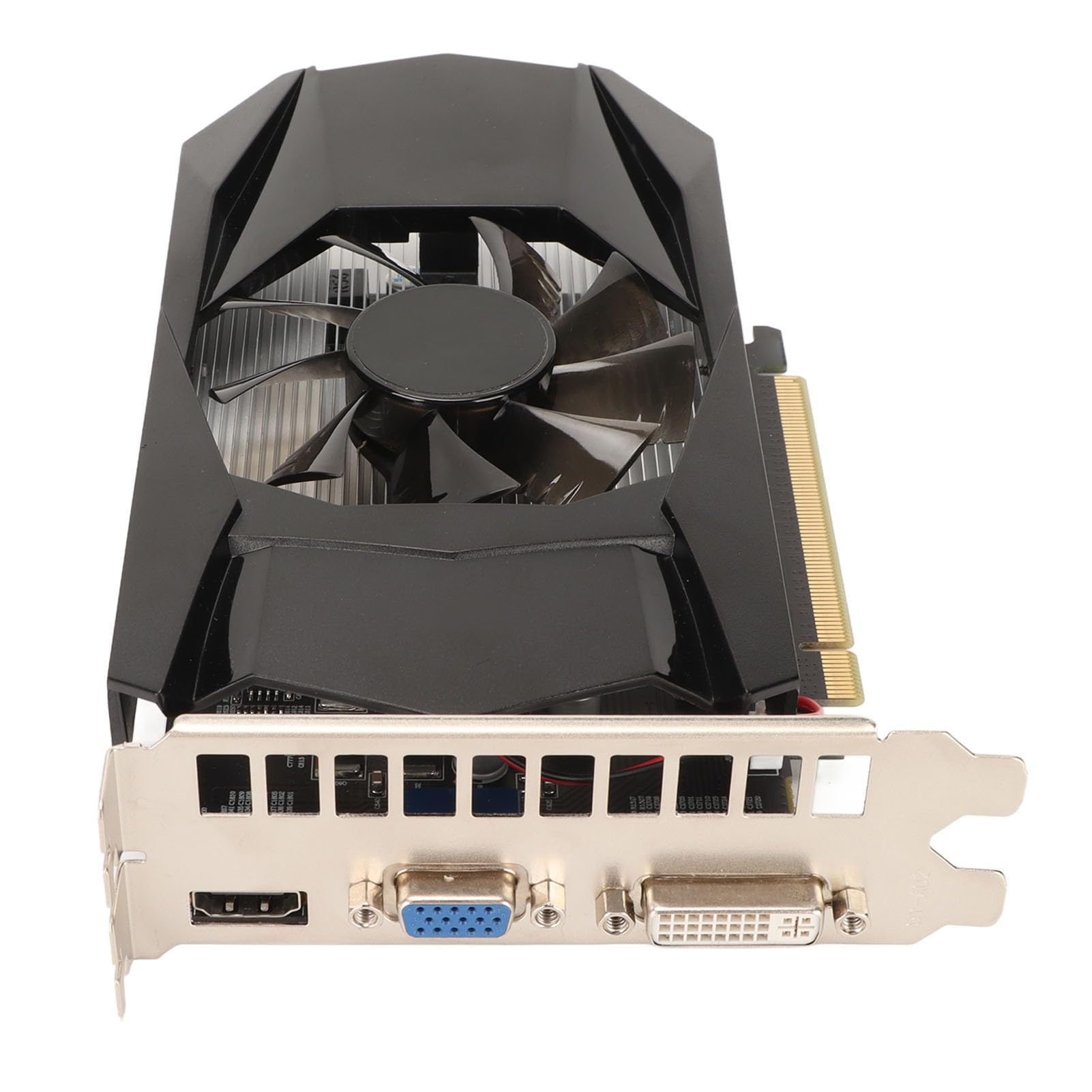 HERCHR Karta graficzna 4 GB GDDR5, HD7670 128bit 650 MHz częstotliwość rdzenia obsługuje kartę graficzną DirectX 11 PCI Express X16 2.1 do gier komputerowych