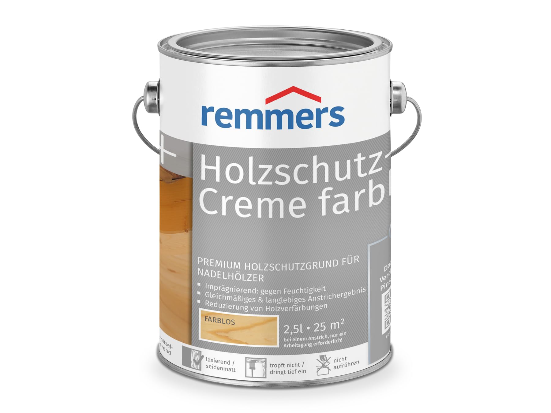 Remmers Krem ochronny do drewna, bezbarwny, 2,5 l