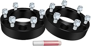 GDSMOTU 6x5.5 Wheel Spacers 1.5" for T-o-y-o-t-a Tacoma 4runner, Hub Centric Wheel Spacers 6 Lug 12x1.5 Studs 106mm for Tundra FJ Cruiser GX460 GX470 Sequoia L-and Cruiser Ventury
