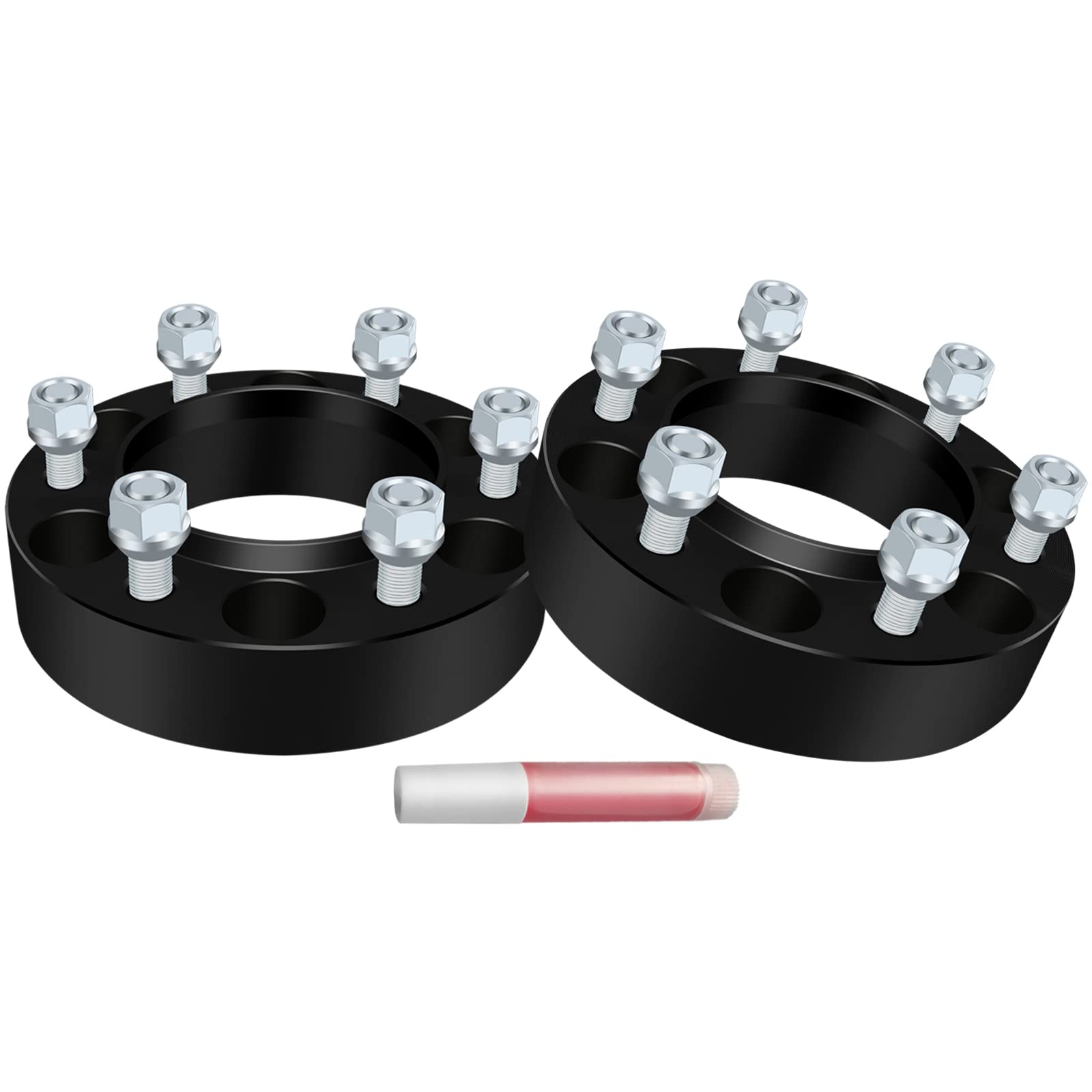 6x5.5 Wheel Spacers 1.5" for T-o-y-o-t-a Tacoma 4runner, Hub Centric Wheel Spacers 6 Lug 12x1.5 Studs 106mm for Tundra FJ Cruiser GX460 GX470 Sequoia L-and Cruiser Ventury