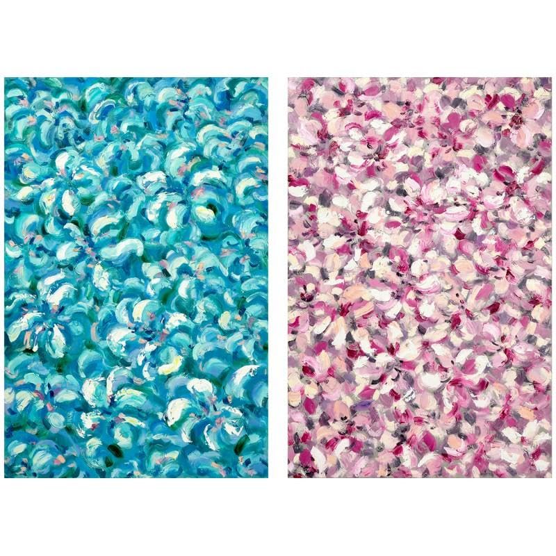 Tableaux sur toile naturelle avec fleurs pour illuminer votre salon moderne