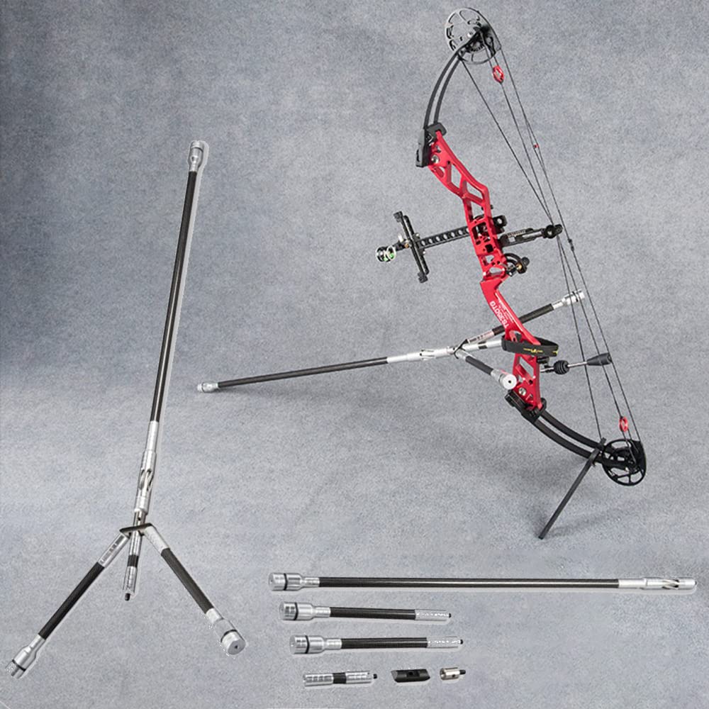 Stabilisateur Arc Wolfman 4Pièces - Amortisseur Caoutchouc Arc Classique/Poulies