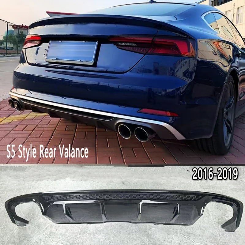 Diffuseur arrière pour Audi A5 B9 Sportback Coupé 2016-2019 look S5